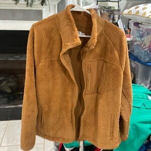 Warm fleece type jacket